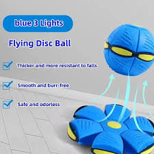 Magic UFO Flying Saucer Ball – LED Light Frisbee Outdoor Toy