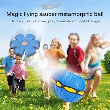 Magic UFO Flying Saucer Ball – LED Light Frisbee Outdoor Toy