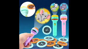 Flashlight Projector Toy – 24 Image Torch Lamp for Kids